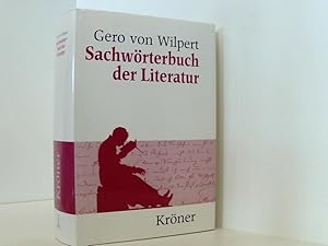 Bild des Verkufers fr Sachwrterbuch der Literatur Gero von Wilpert zum Verkauf von Book Broker