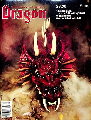 Seller image for Dragon Magazine #116- The High Seas (and a 3-D Sailing Ship) Wild Animals, Doctor Who? (All Six!) (AD&D) for sale by Adventures Underground