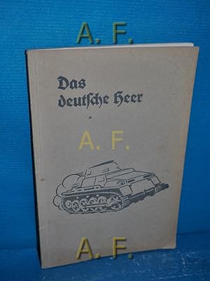 Bild des Verkufers fr Hirt's deutsche Sammlung, Abteilung Sonderschriften. Band 2: Das deutsche Heer. Bestell-Nr. 8602. zum Verkauf von Antiquarische Fundgrube e.U.