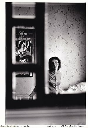 Original portrait photograph of Joyce Carol Oates, 1992