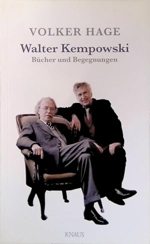 Bild des Verkufers fr Walter Kempowski : Bcher und Begegnungen. zum Verkauf von books4less (Versandantiquariat Petra Gros GmbH & Co. KG)