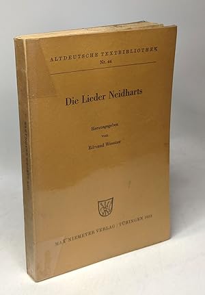 Seller image for Die Lieder Neidharts (Altdeutsche Textbibliothek n44) for sale by crealivres