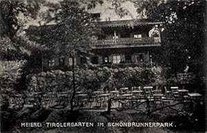 Ansichtskarte / Postkarte Wien 13. Hietzing Österreich, Meierei Tirolergarten im Schönbrunner Park