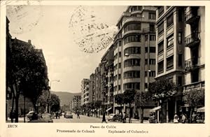 Ansichtskarte / Postkarte Irún Baskenland Spanien, Paseo de Colon