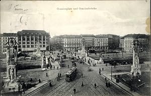 Ansichtskarte / Postkarte Berlin Kreuzberg, Oranienplatz, Oranienbrücke