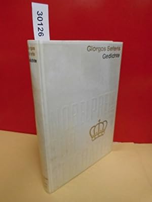 Bild des Verkufers fr Gedichte " von Giorgos Seferis . Nobelpreis fr Literatur 1963 , Band 58. zum Verkauf von Gabis Bcherlager