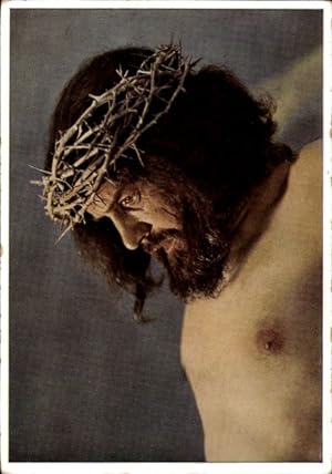 Ansichtskarte / Postkarte Oberammergau in Oberbayern, Passionsspiele 1934, Christus am Kreuz