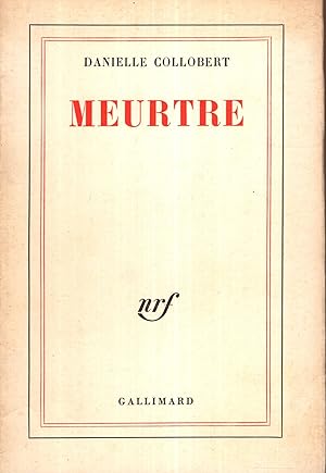 Seller image for MEURTRE for sale by Librairie Lalibela