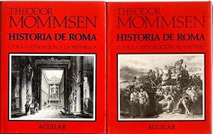 Bild des Verkufers fr Historia de Roma I y II . zum Verkauf von Librera Astarloa