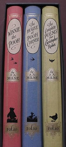 Seller image for The Complete Winnie the Pooh. Three volumes comprising: Wiinie the Pooh; The House at Pooh Corner; & The Complete Poems for Christopher Robin. With Decorations by E. H. Shepard. for sale by Bristow & Garland