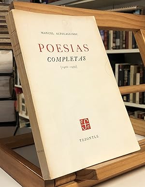 Bild des Verkufers fr MANUEL ALTOLAGUIRRE Poesa Completas 1926-1959 zum Verkauf von La Bodega Literaria