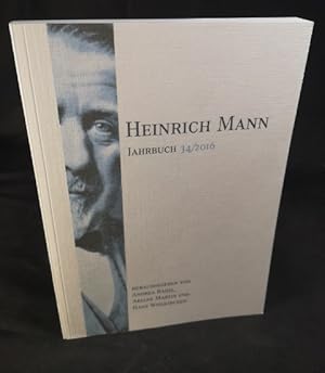Seller image for Heinrich Mann-Jahrbuch 34 / 2016 for sale by ANTIQUARIAT Franke BRUDDENBOOKS