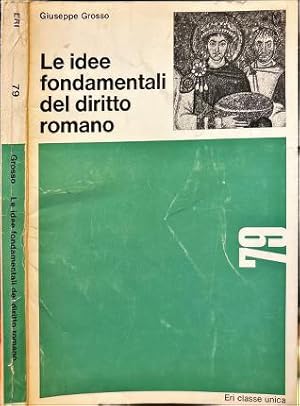 Imagen del vendedor de Le idee fondamentali del diritto romano. a la venta por Libreria La Fenice di Pietro Freggio