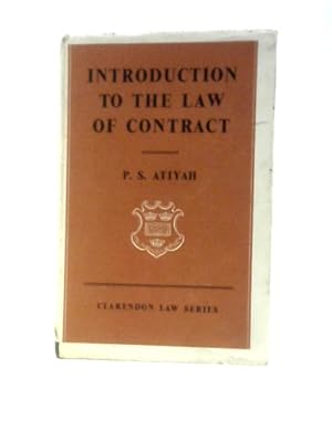 Immagine del venditore per An Introduction to The Law of Contract venduto da World of Rare Books