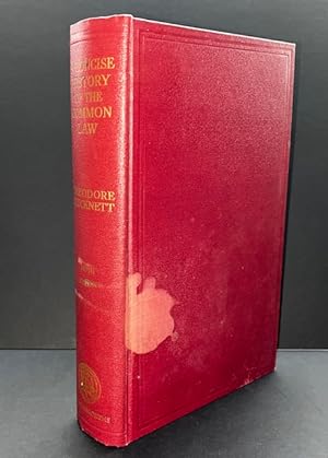 Immagine del venditore per A Concise History Of The Common Law venduto da Hall of Books