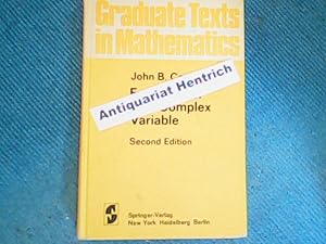 Imagen del vendedor de Functions of One Complex Variable. a la venta por Antiquariat Hentrich (Inhaber Jens Blaseio)