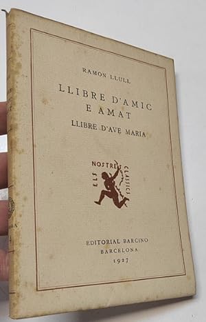 Seller image for Llibre d'amic e amat for sale by Librera Mamut