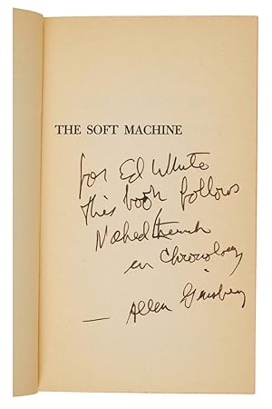 Image du vendeur pour The Soft Machine. mis en vente par Antiquariat INLIBRIS Gilhofer Nfg. GmbH