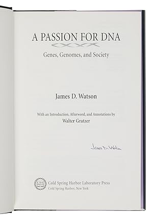 A Passion for DNA: Genes, Genomes, and Society.