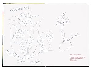 Autograph album with entries by international contemporary artists.