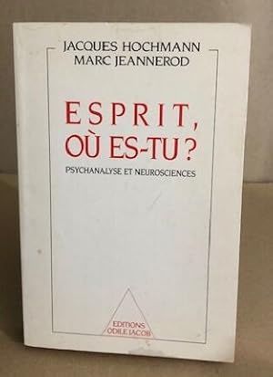 Seller image for Esprit o es-tu for sale by librairie philippe arnaiz