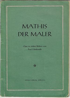 Mathis der Maler. Oper in sieben Bildern. (Textbuch).