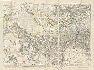 Wyld's Military Staff Map of Central Asia, Turkistan, and Afghanistan.