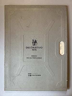 DECORATTIVO 1975, manuale per uso professionale