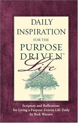 Bild des Verkufers fr Daily Inspiration for the Purpose Driven Life: No. 26 zum Verkauf von WeBuyBooks