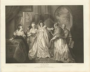 Seller image for King Henry the Eighth. Act III. Scene I. A Room in the Queen's Apartments. The Queen and some of her Women at Work. Cardinals Wolsey & Campeius. for sale by Robert Frew Ltd. ABA ILAB