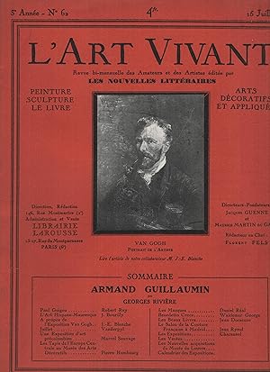 Immagine del venditore per L'Art vivant; arts dcoratifs et appliqus; peinture; le livre; sculpture; les arts de la femme. Revue bi-mensuelle des amateurs et des artistes; 3eme anne, N 62 5 juillet 1927 venduto da Librairie Lalibela