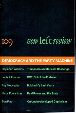 Imagen del vendedor de New Left Review 109: May-June, 1978: Democracy and the Party Machine a la venta por Dorley House Books, Inc.