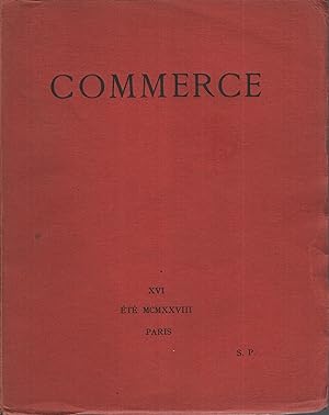 Seller image for Commerce, n XVI, t 1928 for sale by Librairie Lalibela