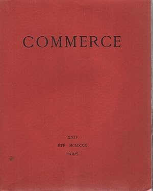 Seller image for Commerce, n XXIV, t 1930 (exemplaire sur Alfa) for sale by Librairie Lalibela