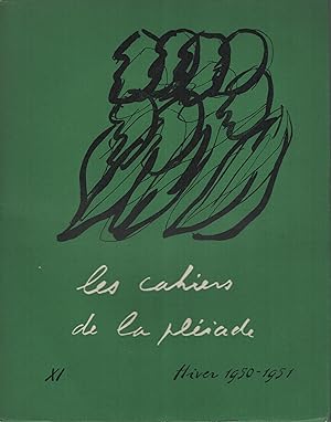Image du vendeur pour Les Cahiers de la Pliade, n 11, hiver 1950-1951 mis en vente par Librairie Lalibela