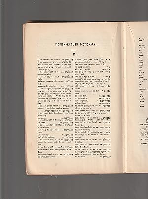 Image du vendeur pour Harkavy's Yiddish English Dictionary mis en vente par Meir Turner