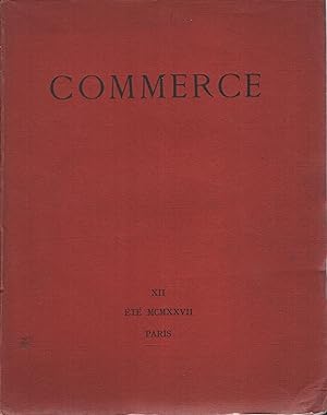 Seller image for Commerce, n XII, t 1927 (exemplaire sur Alfa) for sale by Librairie Lalibela