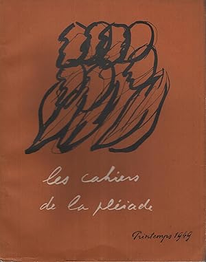 Image du vendeur pour Les Cahiers de la Pliade, n 7, printemps 1949 mis en vente par Librairie Lalibela