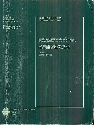 Seller image for La teoria economica dell'organizzazione for sale by Librodifaccia