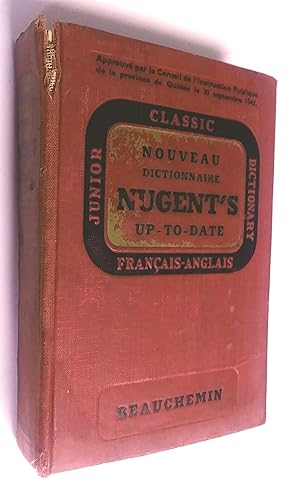 Nouveau dictionnaire Nugent's Up-To-Date français-anglais