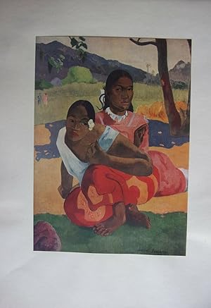 TIRAGE 20ème d' APRES UNE OEUVRE DE PAUL GAUGIN NAFEA FAA-IPOIPO