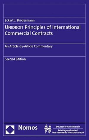 Seller image for UNIDROIT Principles of International Commercial Contracts: An Article-by-Article Commentary for sale by Rheinberg-Buch Andreas Meier eK