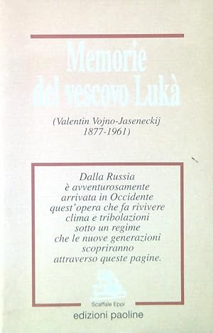 Immagine del venditore per Memorie del vescovo Luka' venduto da Librodifaccia