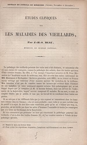 Seller image for Etudes cliniques sur les maladies des vieillards for sale by LIBRAIRIE PIMLICO