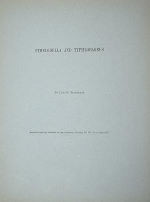 Imagen del vendedor de Pimelodella and Typhlobagrus a la venta por PEMBERLEY NATURAL HISTORY BOOKS BA, ABA