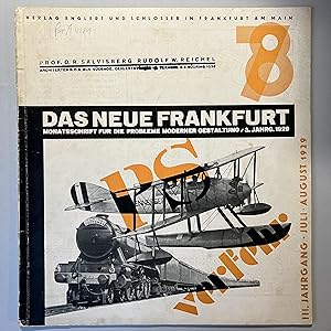 Das Neue Frankfurt. Monatsschrift für die probleme moderner gestaltung / III Jahrgang 1929 n. 7/8