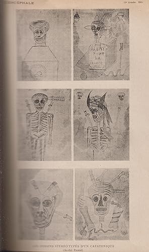 Seller image for L'Encphale journal de neurologie et de psychiatrie fonde par A. Antheaume, publi et dirig par Henri Claude & Jean Lhermitte 1920 (quinzime anne) tome 15 premier semestre for sale by LIBRAIRIE PIMLICO