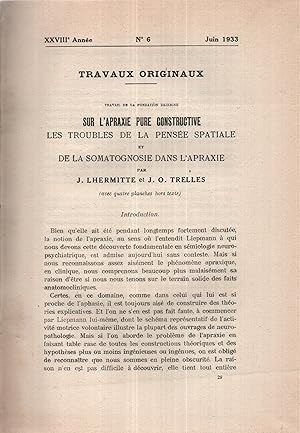 Immagine del venditore per L'Encphale journal de neurologie et de psychiatrie fonde par A. Antheaume, publi et dirig par Henri Claude & Jean Lhermitte 1933 (vingtime huitime anne) tome 28 deuxime semestre venduto da LIBRAIRIE PIMLICO