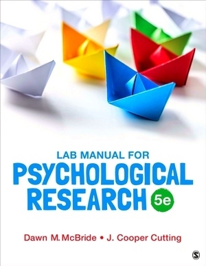 Bild des Verkufers fr Lab Manual for Psychological Research Special Collection zum Verkauf von Collectors' Bookstore