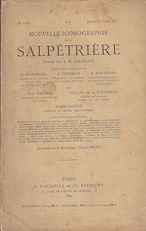 Image du vendeur pour Nouvelle Iconographie De La Salptrire N 1 Janvier Fvrier 1895 mis en vente par LIBRAIRIE PIMLICO